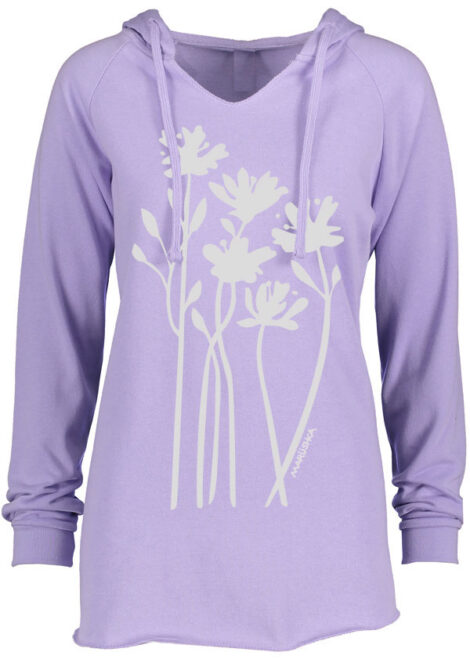 Notch Neck Hoody Bloom