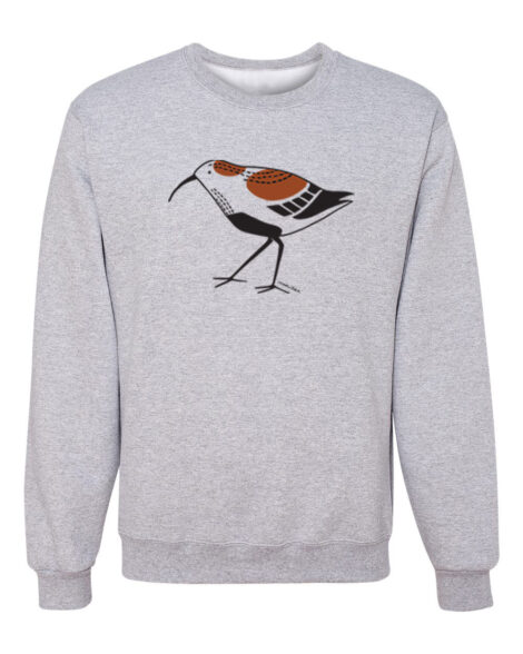 Crewneck Sweatshirt Lone Sandpiper