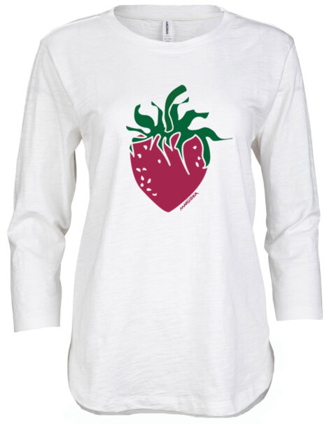 3/4 Slub Hi-Lo Strawberry