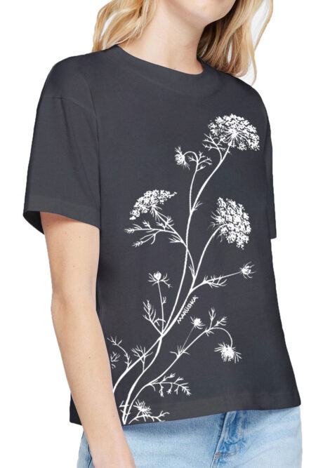 Boxy Crew T Queen Anne's Lace