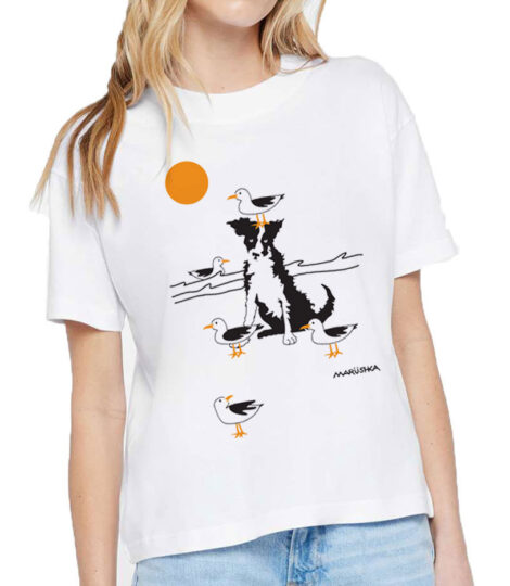 Boxy Crew T Dog Gulls