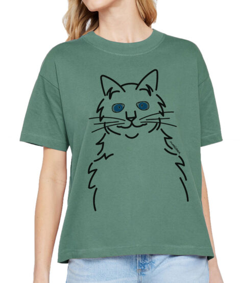 Boxy Crew T Cat Eyes