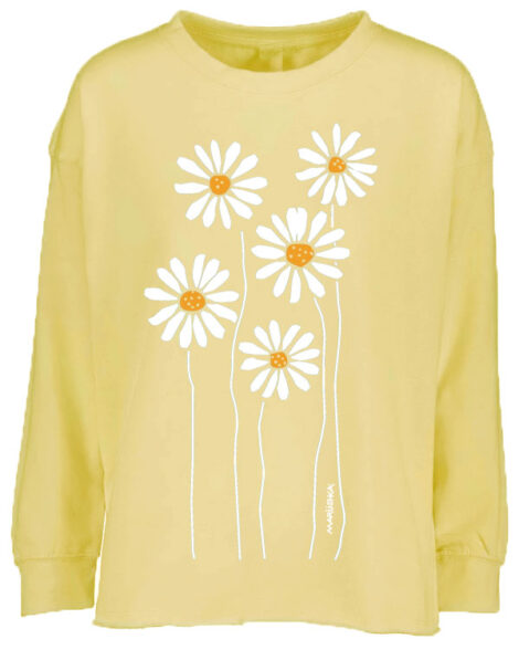 Drop Shoulder Crew Daisies