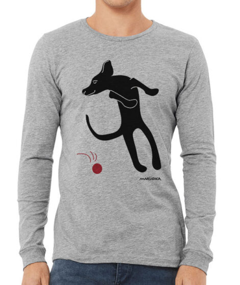 Long Sleeve T Dog Ball