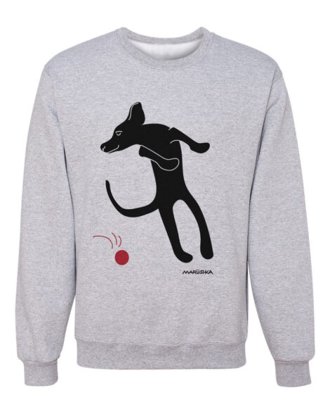 Crewneck Sweatshirt Dog Ball