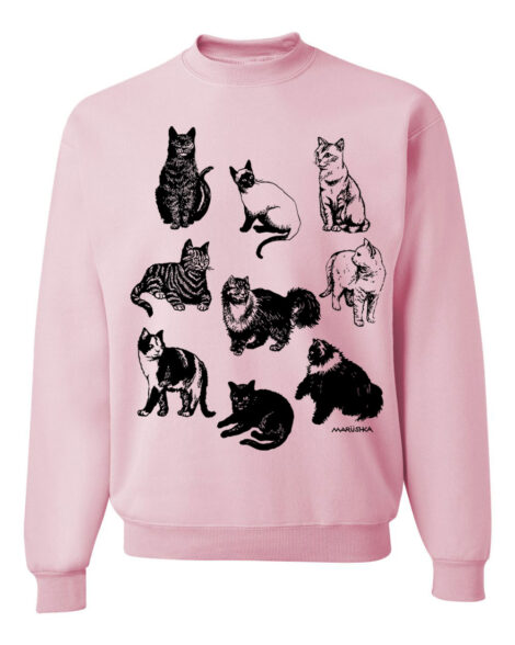 Crewneck Sweatshirt Felines