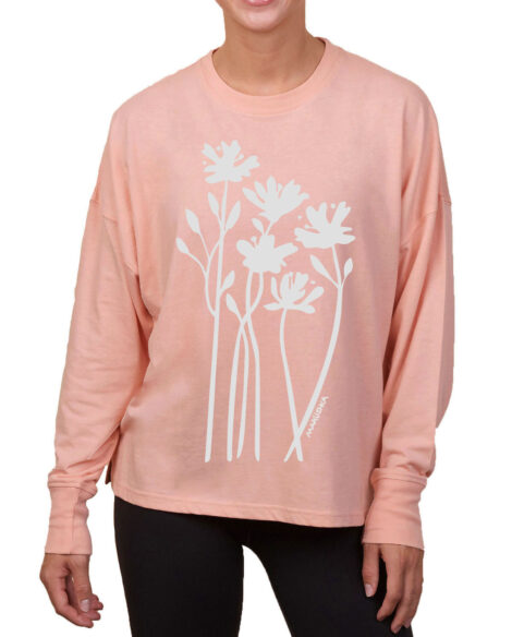 Boxy Long Sleeve Tee Bloom