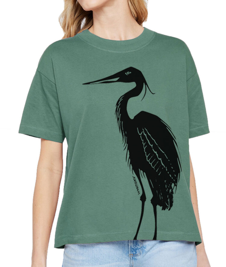 Boxy Crew T Egret