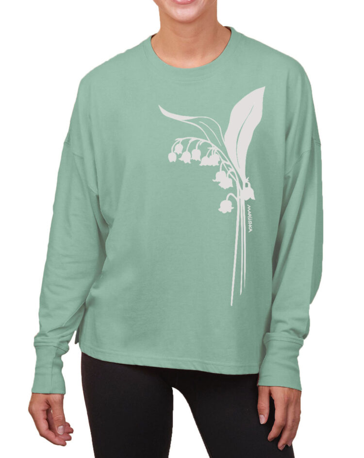 Boxy Long Sleeve Lily of the Valley