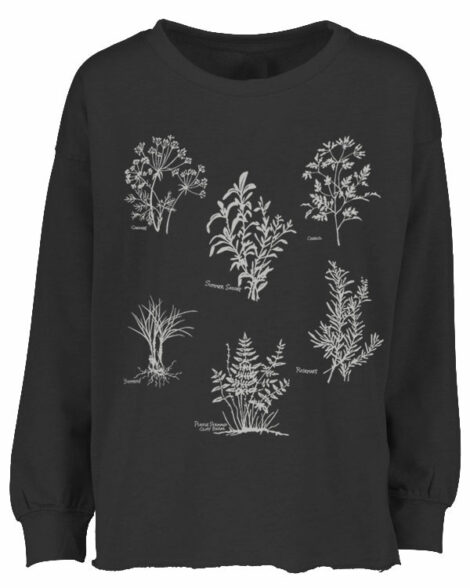 Drop Shoulder Crew Herbs