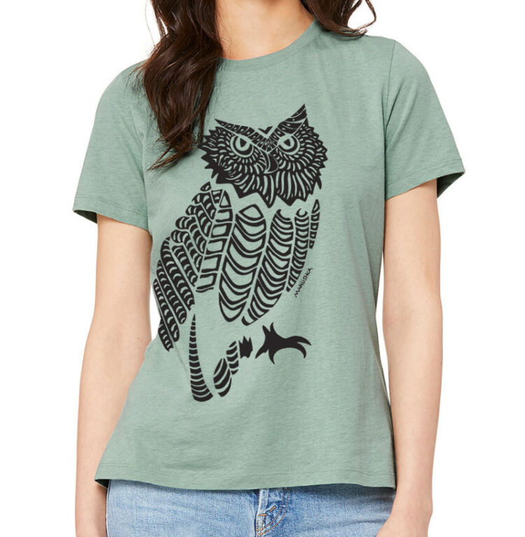 Relaxed Crewneck Owl