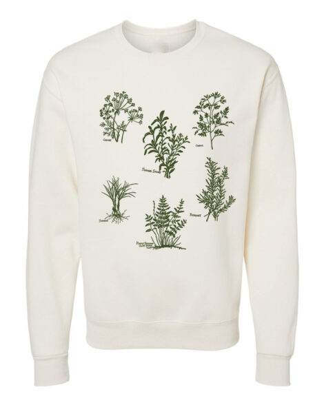 Crewneck Sweatshirt Herbs