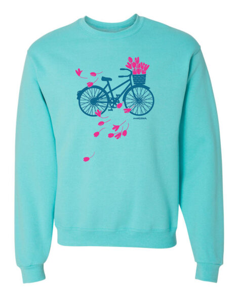 Crewneck Sweatshirt Tulip Bike