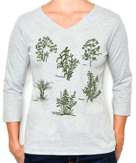 3/4 Sleeve Tee Herbs