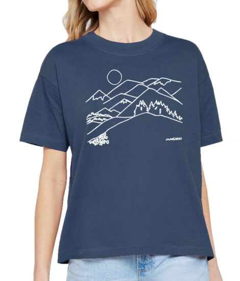 Boxy Crew T Mountains