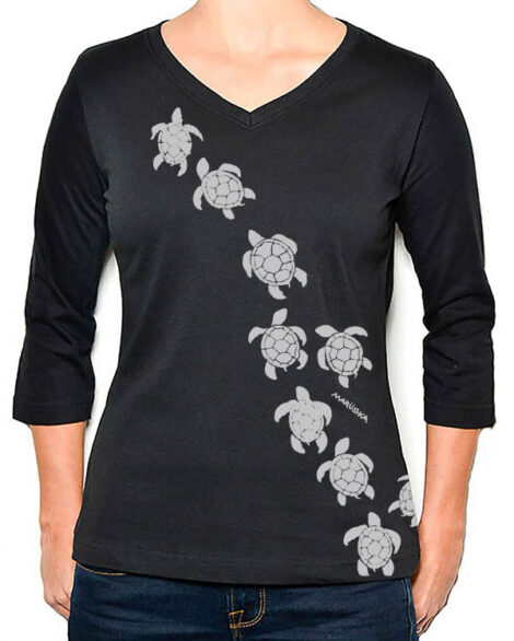3/4 Sleeve Tee Sea Turtle March
