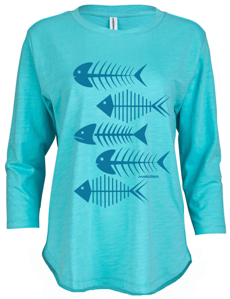 3/4 Slub Hi-Lo Fishbones