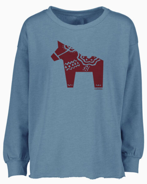 Drop Shoulder Crew Swedish Horse