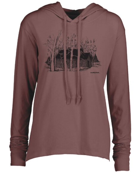 Long Sleeve Hooded T Vintage Cabin