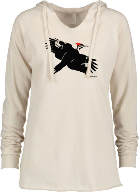 Notch Neck Hoody Pileated Woodpecker