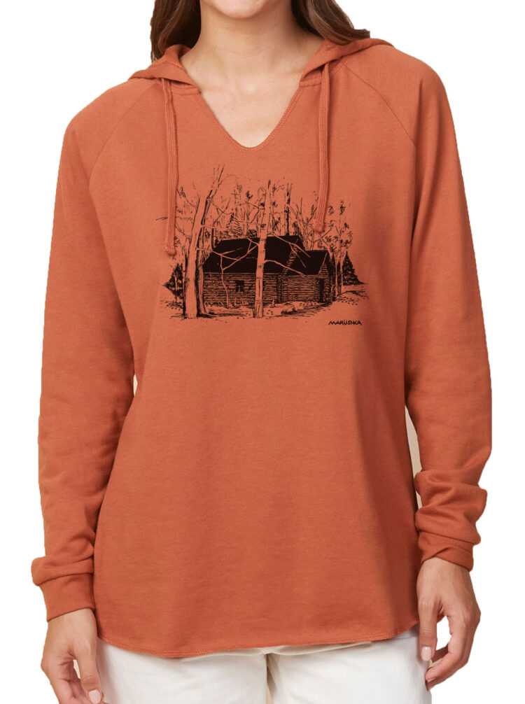 Notch Neck Hoody Vintage Cabin
