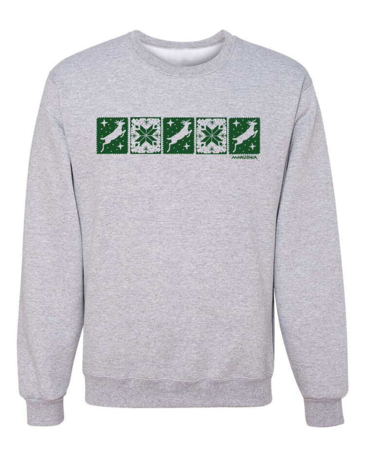 Crewneck Sweatshirt Winter Stamps