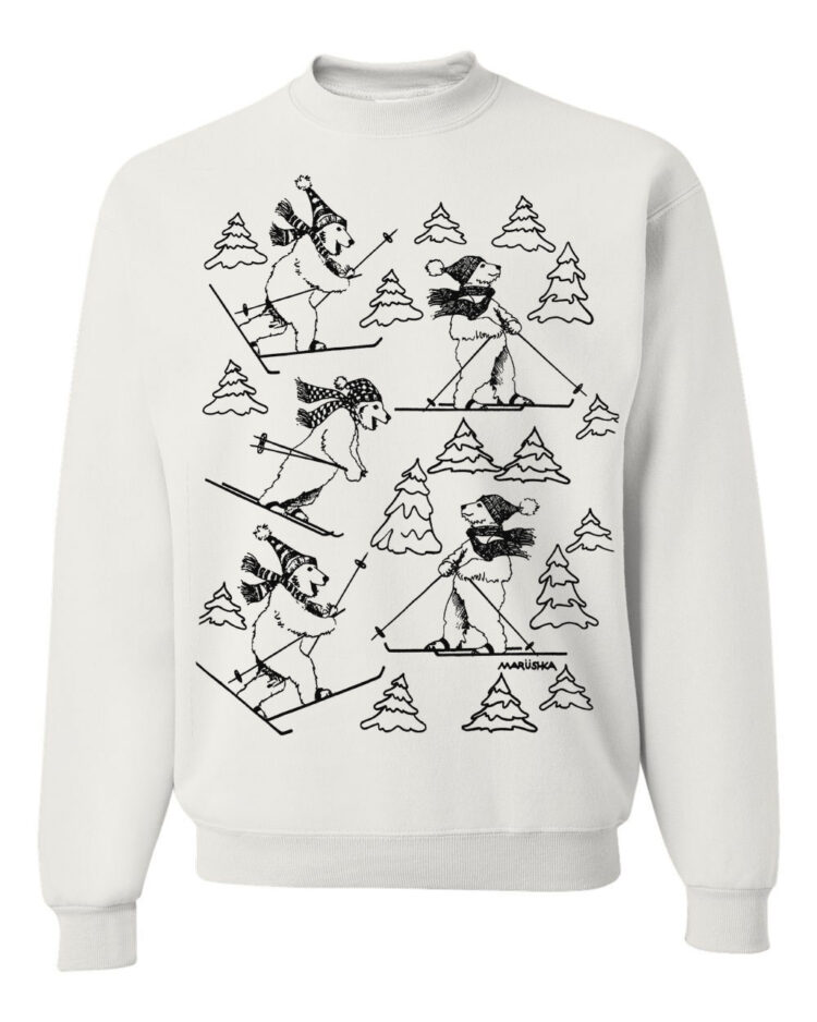 Crewneck Sweatshirt Ski Bears