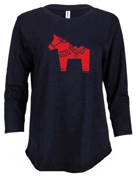 3/4 Slub Hi-Lo Swedish Horse