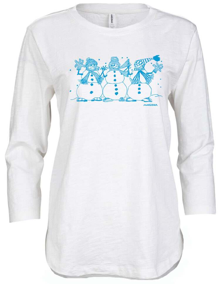 3/4 Slub Hi-Lo Snow People