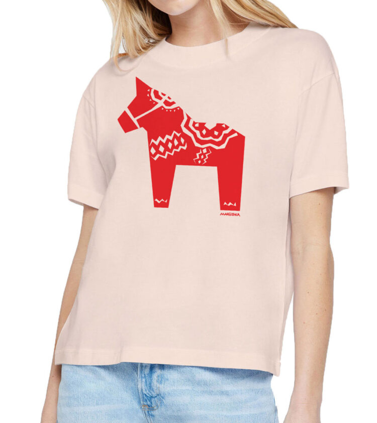Boxy Crew T Swedish Horse