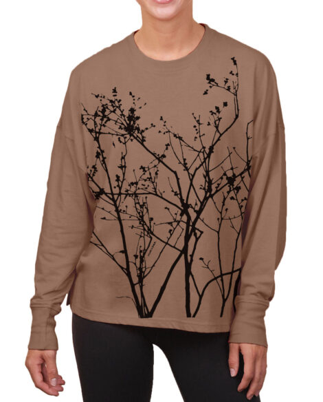 Boxy Long Sleeve Tee Bittersweet