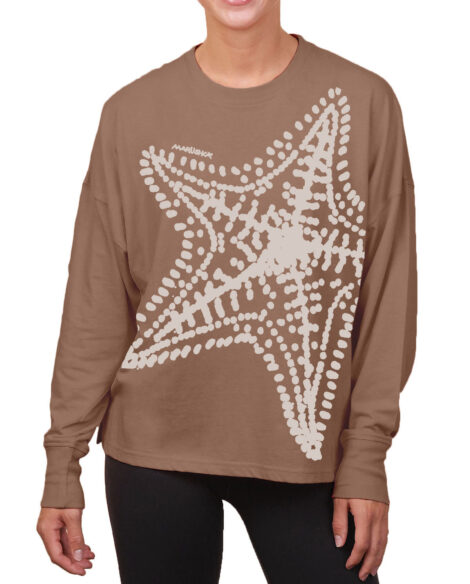 Boxy Long Sleeve Tee Starfish