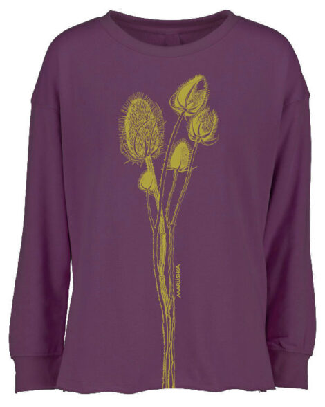 Drop Shoulder Crew Teasel