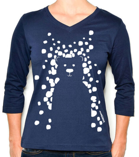3/4 Sleeve Tee Snow Bear