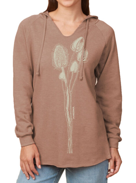 Notch Neck Hoody Teasel