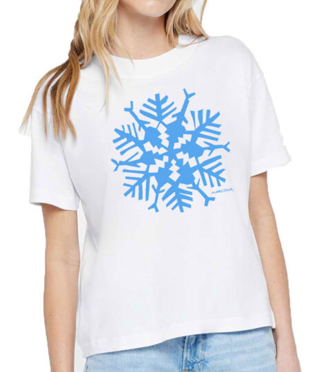 Boxy Crew T Snowflake