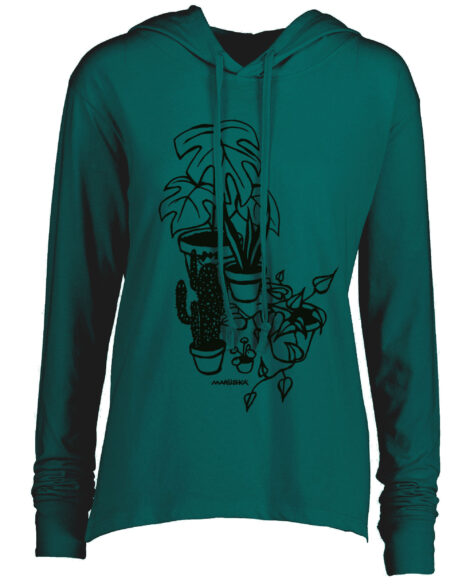 Long Sleeve Hooded T Houseplants