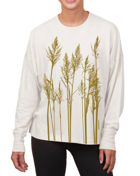 Boxy Long Sleeve Tee Reeds