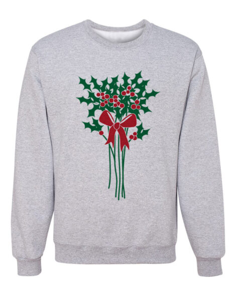 Crewneck Sweatshirt Holly Bow