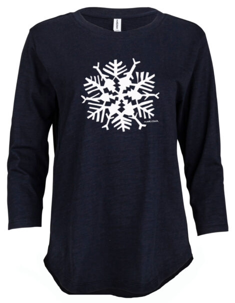 3/4 Slub Hi-Lo Snowflake