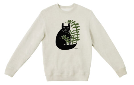 Textured Sweater Cat Fern