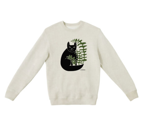 Textured Sweater Cat Fern