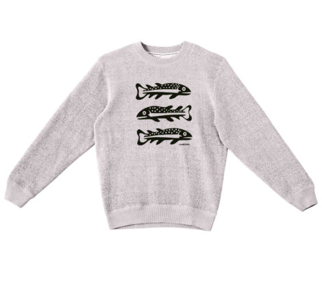 Textured Sweater 3 Fish