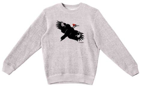 Textured Sweater Pileated Woodpecker