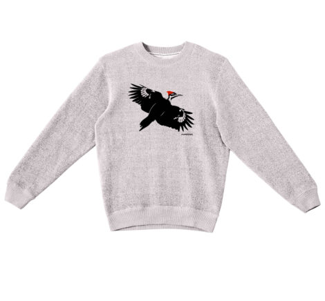 Textured Sweater Pileated Woodpecker