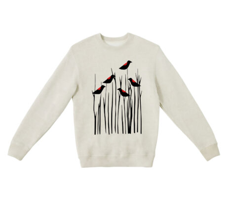 Textured Sweater Redwing Blackbird
