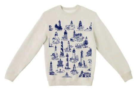 Textured Sweater Lighthouses USA